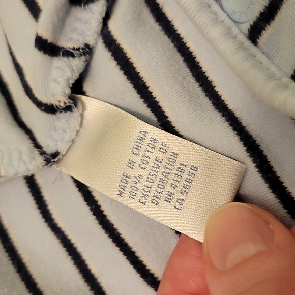Ralph Lauren Striped Onesie w Clasps - 6 Mos - Picture 5 of 6